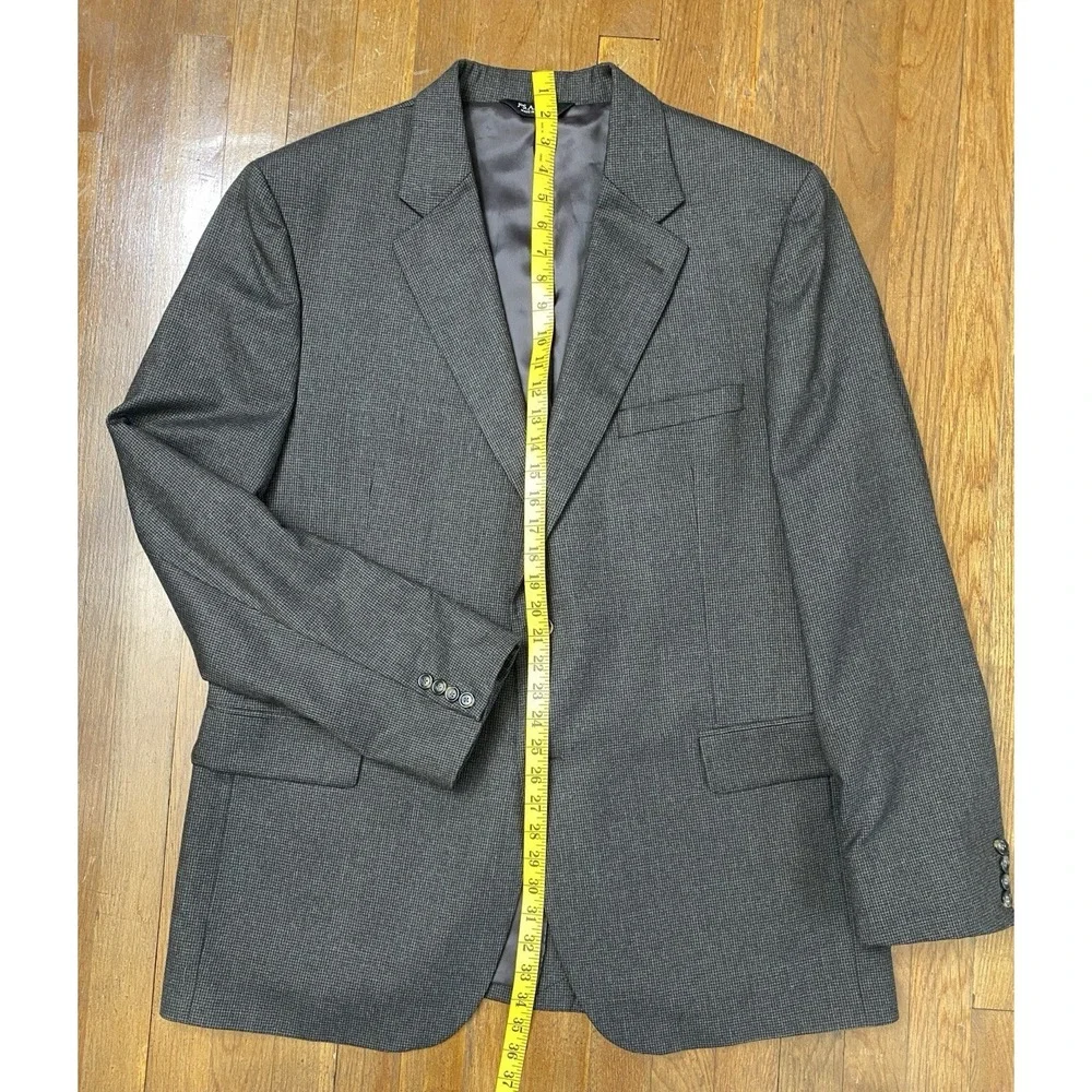 Jos‎ A Bank Men's Wool Cashmere 2 Button Brown Blazer Sportscoat 46L